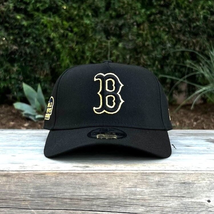 New Era Boston Black Metallic Gold 2004 WS 940 A-Frame
