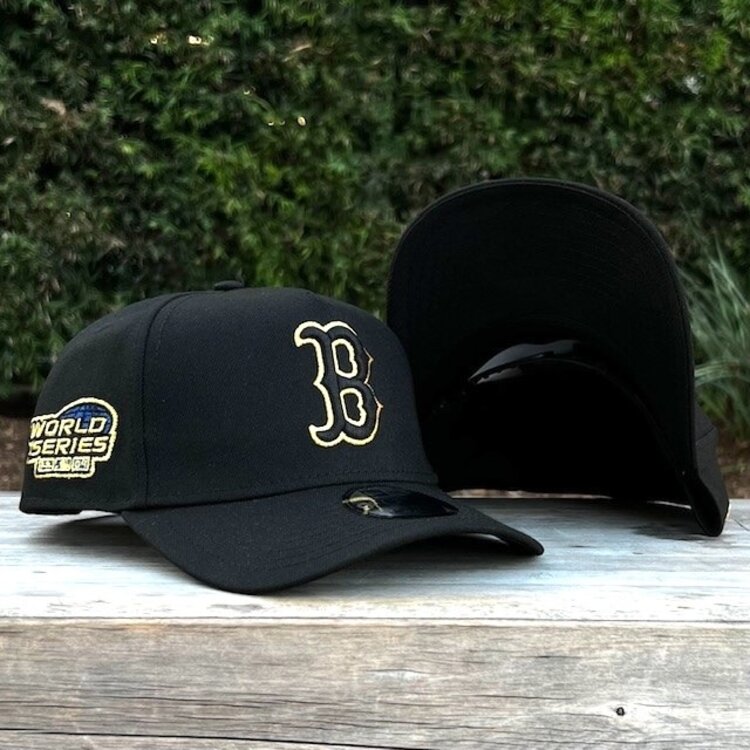 New Era Boston Black Metallic Gold 2004 WS 940 A-Frame