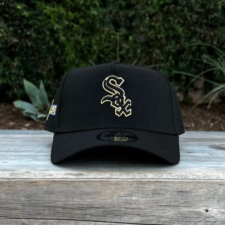 New Era White Sox Black Metallic Gold 2005 WS 940 A-Frame