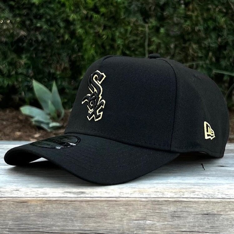 New Era White Sox Black Metallic Gold 2005 WS 940 A-Frame