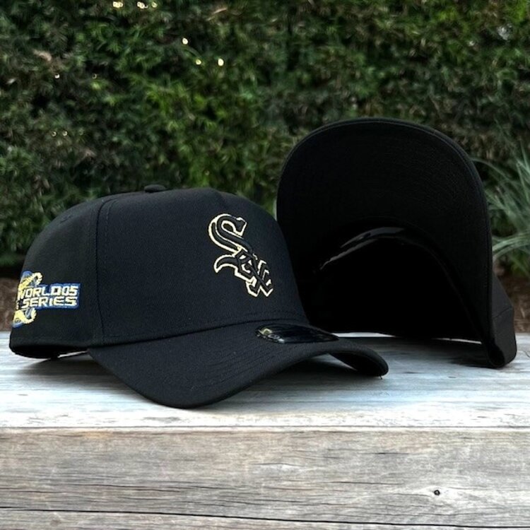 New Era White Sox Black Metallic Gold 2005 WS 940 A-Frame