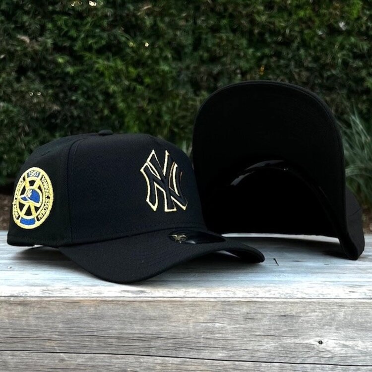 New Era NY Yankees Black Metallic Gold 1961 WS 940 A-Frame