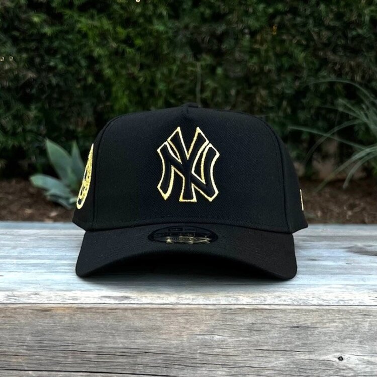 New Era NY Yankees Black Metallic Gold 1961 WS 940 A-Frame