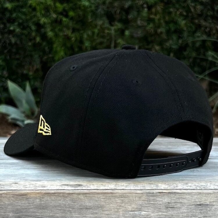 New Era LA Dodgers Black Metallic Gold 100th Anniv 940 A-Frame