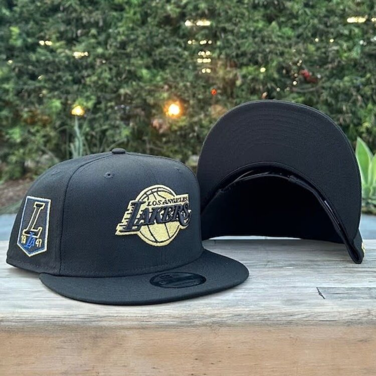 New Era Lakers Black Metallic Gold 950 Snapback