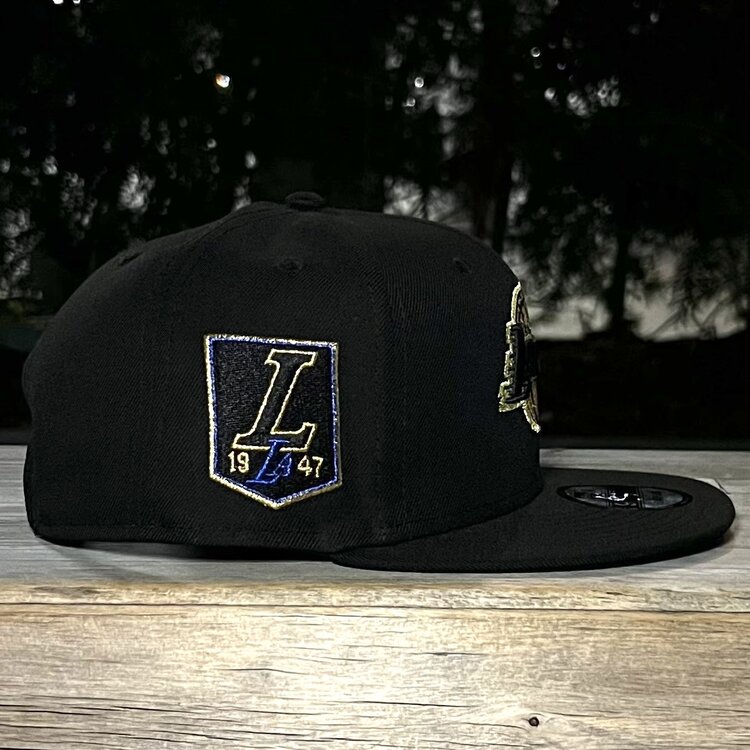 New Era Lakers Black Metallic Gold 950 Snapback