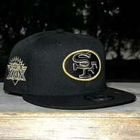 New Era 49ers Black Metallic Gold Super Bowl XXIX 950 Snapback