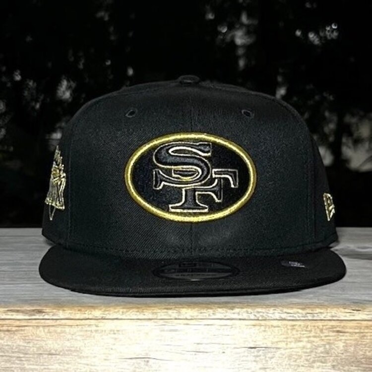 New Era 49ers Black Metallic Gold Super Bowl XXIX 950 Snapback