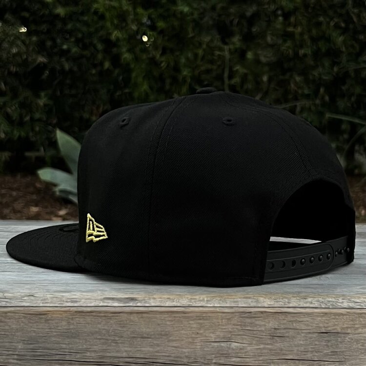 New Era LA Black Metallic Gold 100th Anniv 950 Snapback