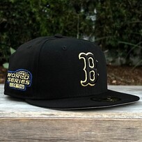 New Era Boston Black Metallic Gold 2004 World Series