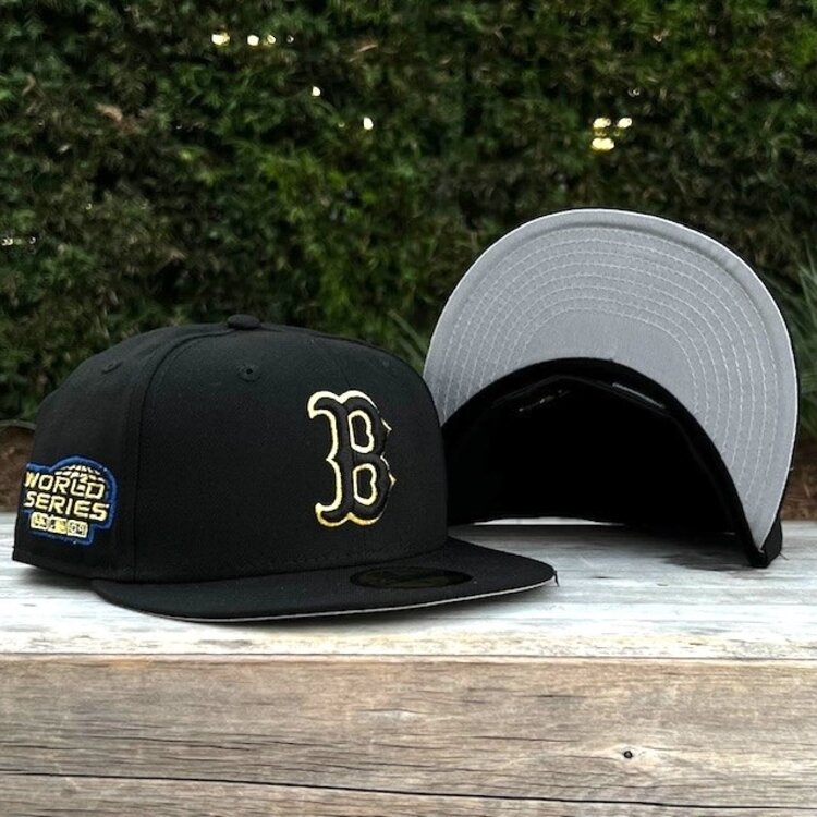 New Era Boston Black Metallic Gold 2004 World Series