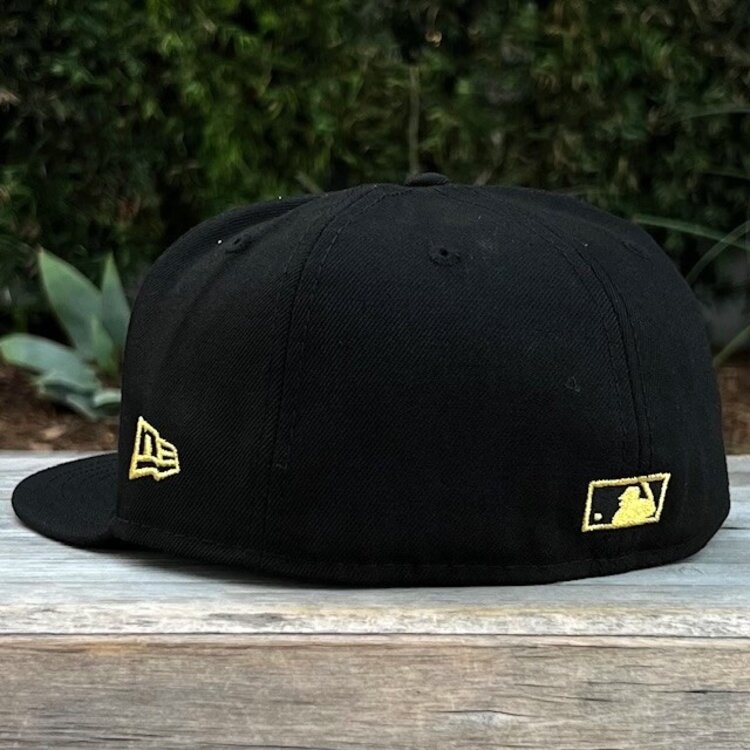 New Era LA Black Metallic Gold Outline 100th Anniv