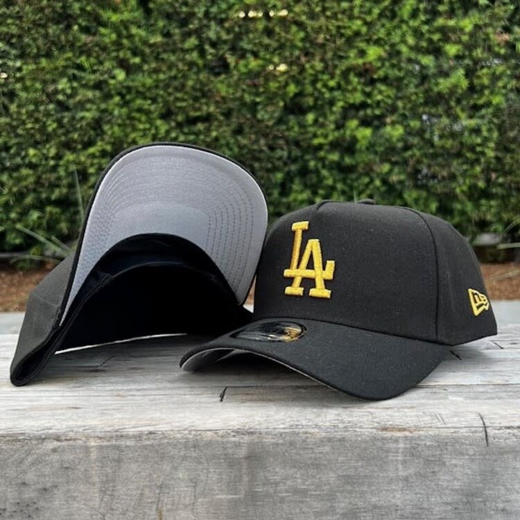 New Era LA Dodgers Black Metallic Gold 940 A-Frame