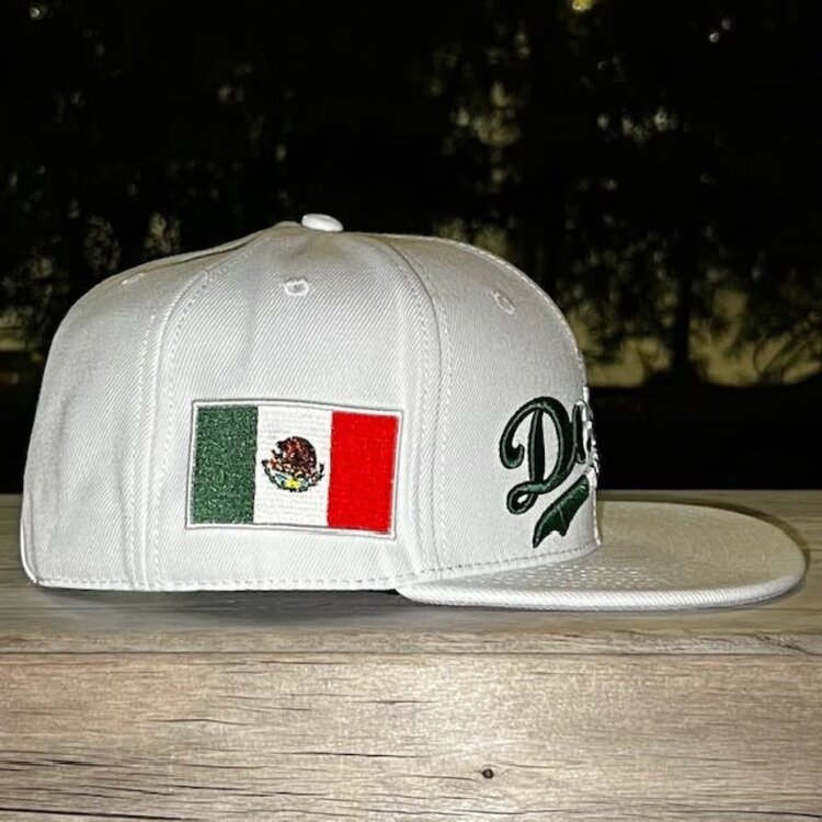 Pro Standard Dodgers Mexico Wordmark PS Snapback White