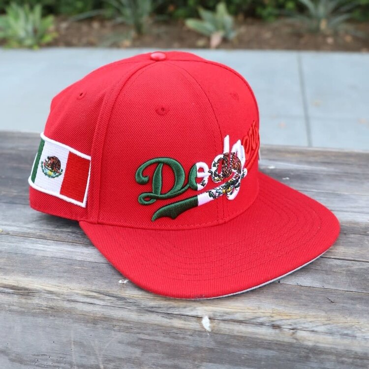 Pro Standard Dodgers Mexico Wordmark PS Snapback Red