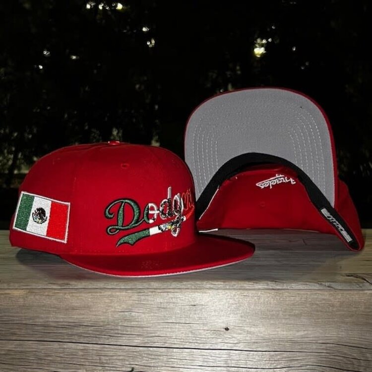 Pro Standard Dodgers Mexico Wordmark PS Snapback Red