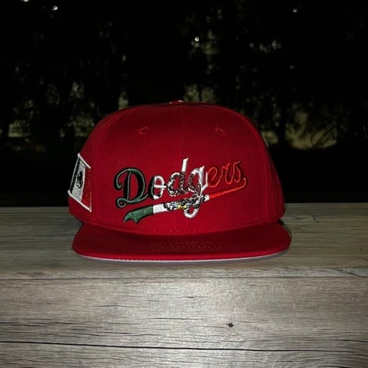 Pro Standard Dodgers Mexico Wordmark PS Snapback Red