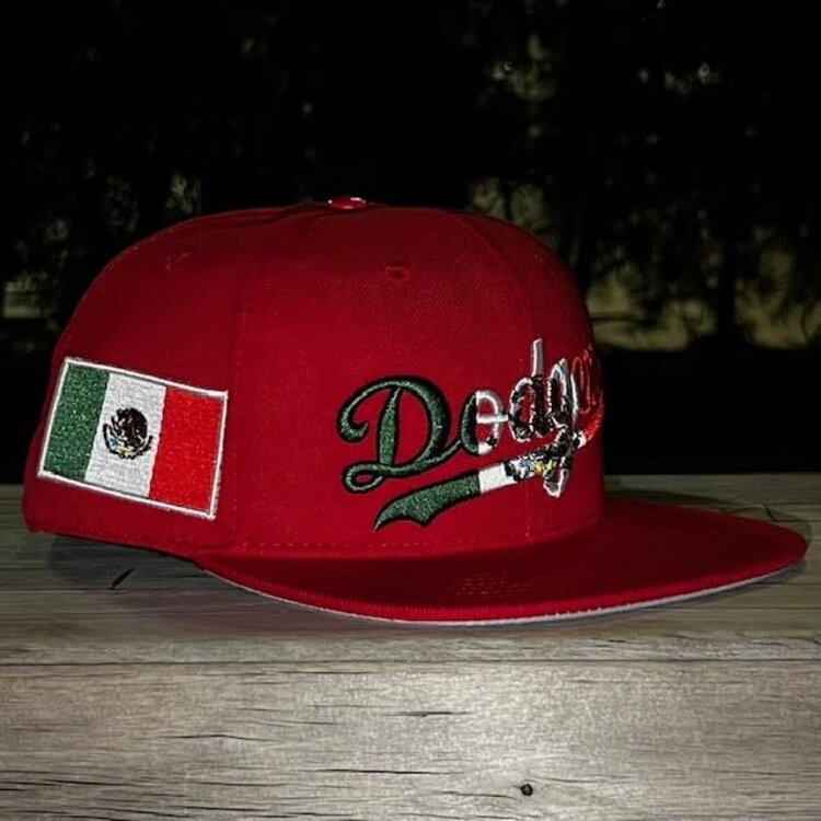 Pro Standard Dodgers Mexico Wordmark PS Snapback Red