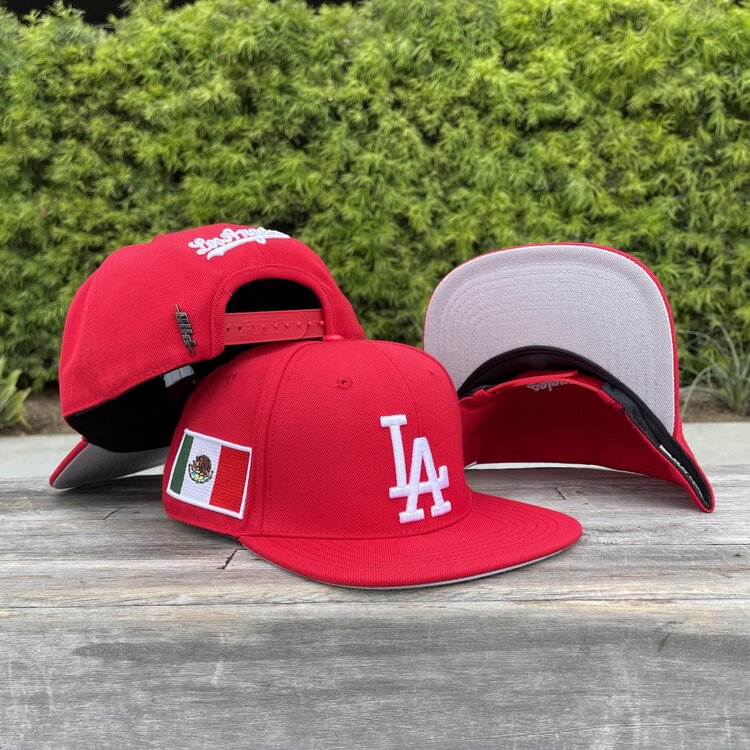 Pro Standard Dodgers LA Mexico Patch PS Snapback Red