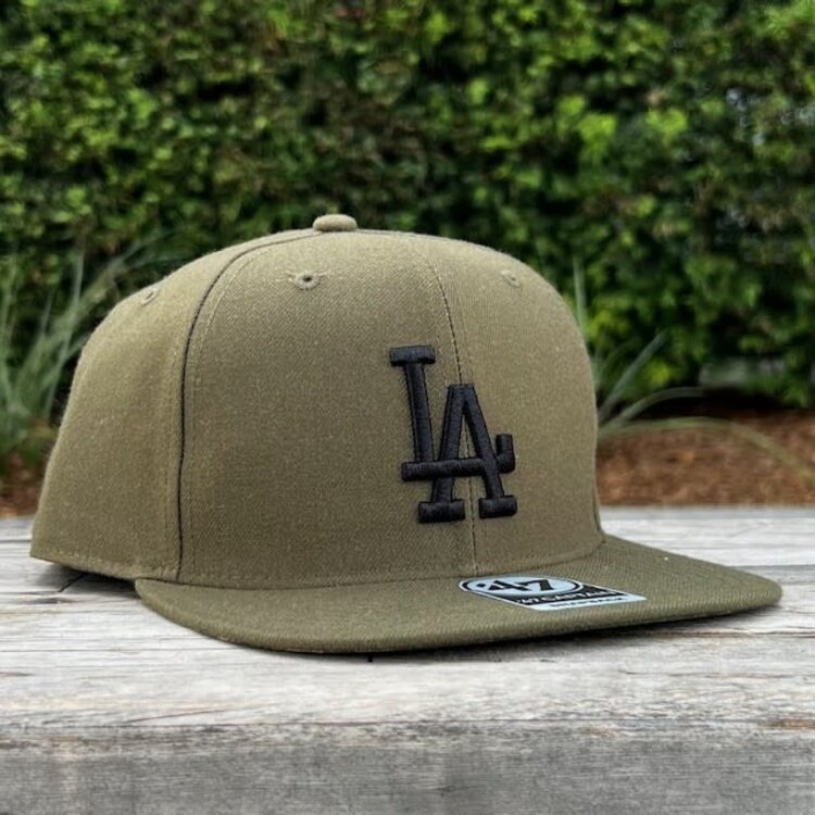 47 Brand LA Dodgers Ballpark Captain Sandalwood Black Snapback Camo UV