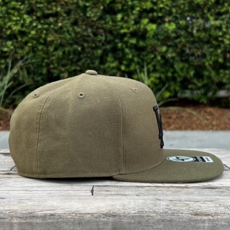 47 Brand LA Dodgers Ballpark Captain Sandalwood Black Snapback Camo UV