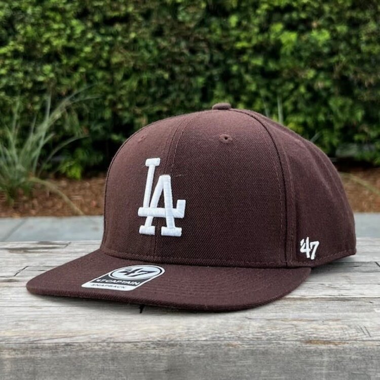 47 Brand LA Dodgers Sure Shot Captain Brown Snapback