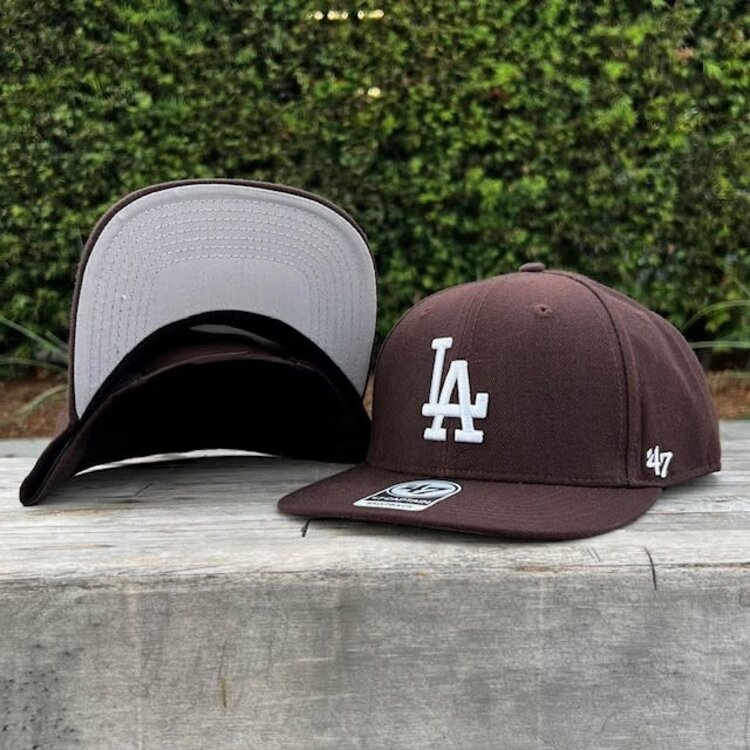 47 Brand LA Dodgers Sure Shot Captain Brown Snapback
