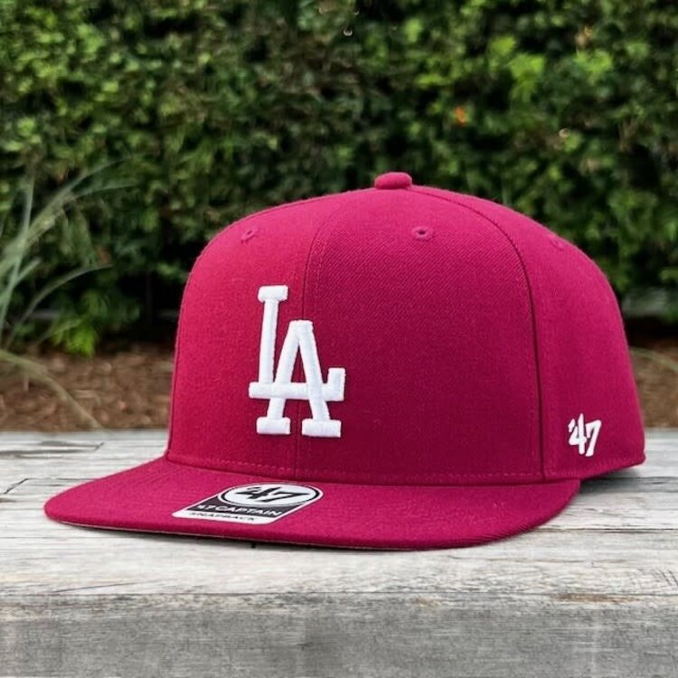 47 Brand LA Dodgers Sure Shot Captain Cardinal Snapback