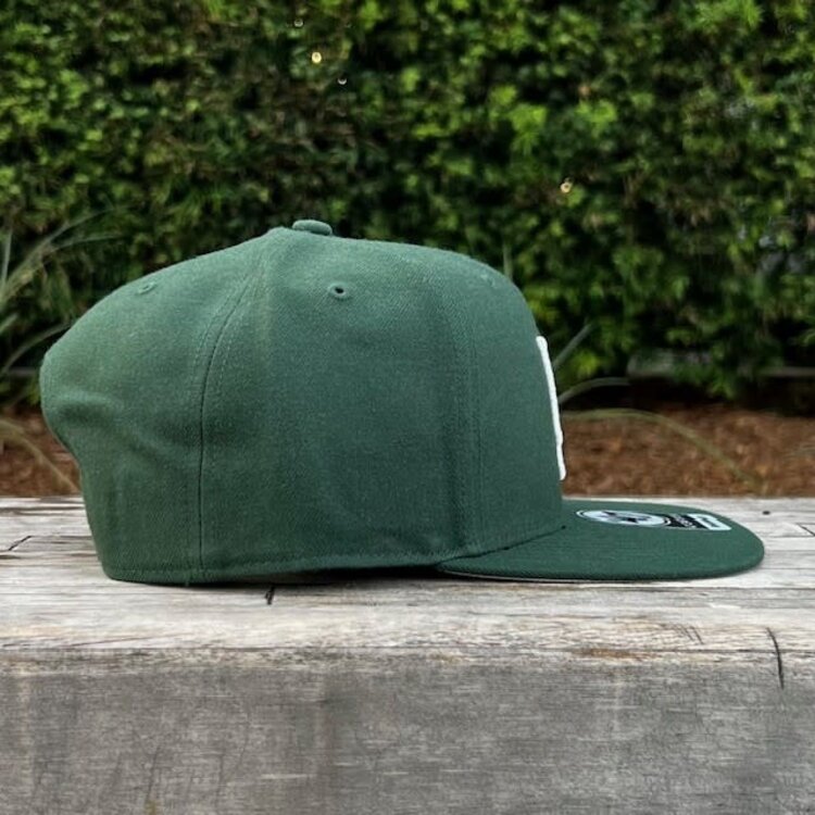 47 Brand LA Dodgers Sure Shot Captain Dark Green Snapback