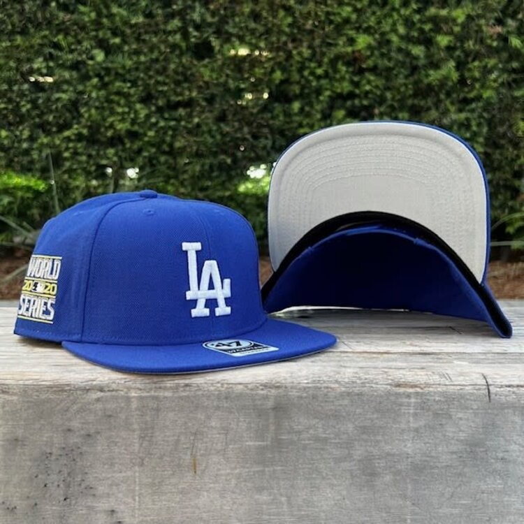 47 Brand LA Dodgers Sure Shot Captain Royal 2020 World Series Snapback