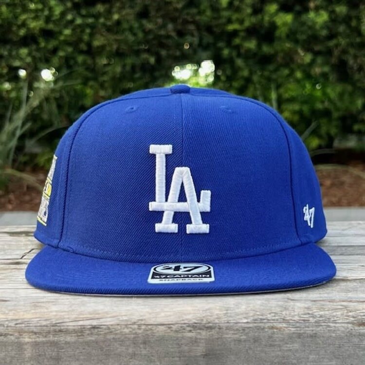 47 Brand LA Dodgers Sure Shot Captain Royal 2020 World Series Snapback