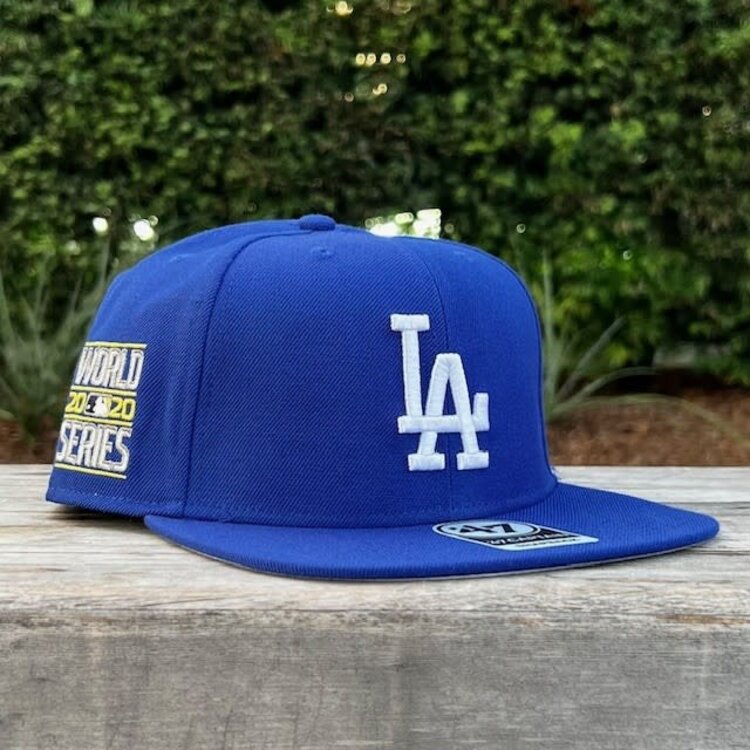 47 Brand LA Dodgers Sure Shot Captain Royal 2020 World Series Snapback