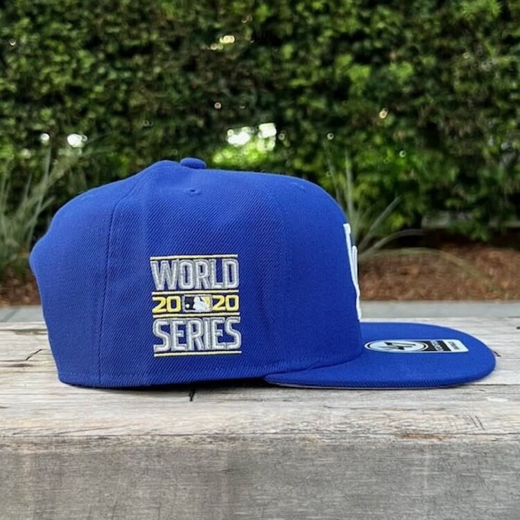 47 Brand LA Dodgers Sure Shot Captain Royal 2020 World Series Snapback