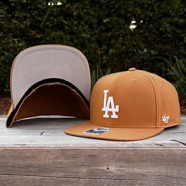 47 Brand LA Dodgers Sure Shot Captain Camel Snapback