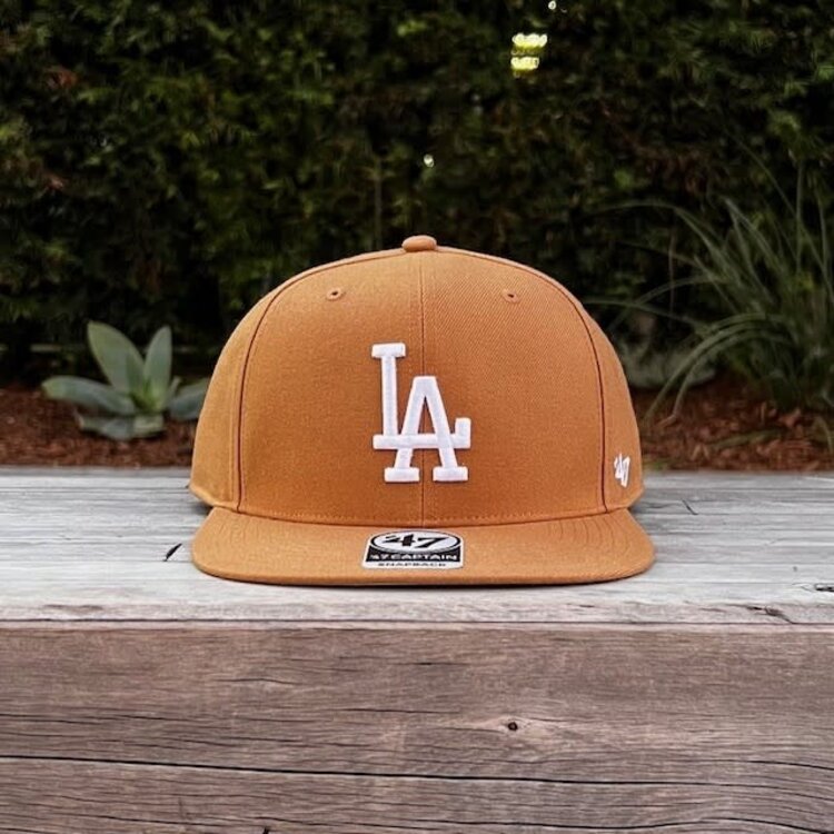 47 Brand LA Dodgers Sure Shot Captain Camel Snapback