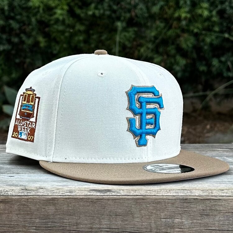 New Era SF Giants Ivory/Khaki 2002 World Series 950 Snapback