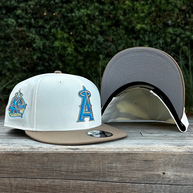 New Era Angels Ivory/Khaki 40th Season 950 Snapback