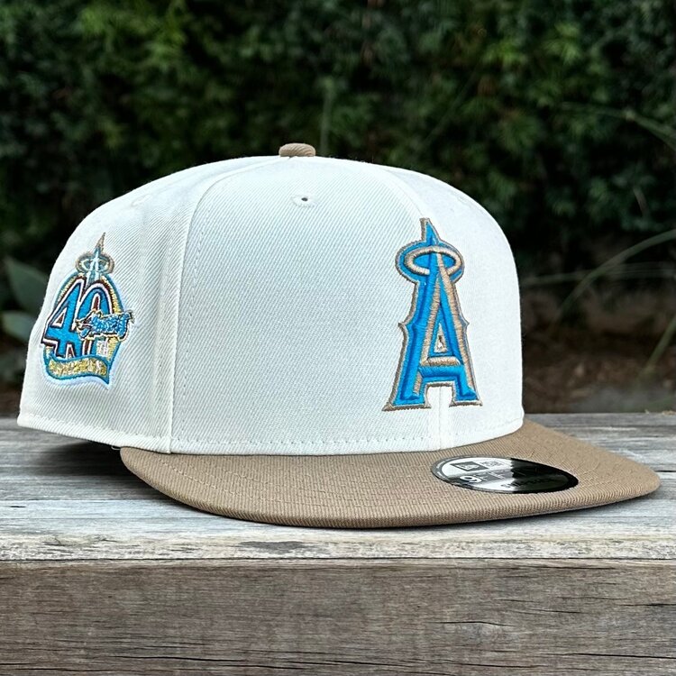 New Era Angels Ivory/Khaki 40th Season 950 Snapback
