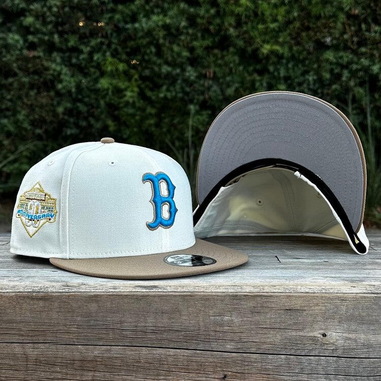 New Era Boston Ivory/Khaki 90th Anniversary Fenway 950 Snapback