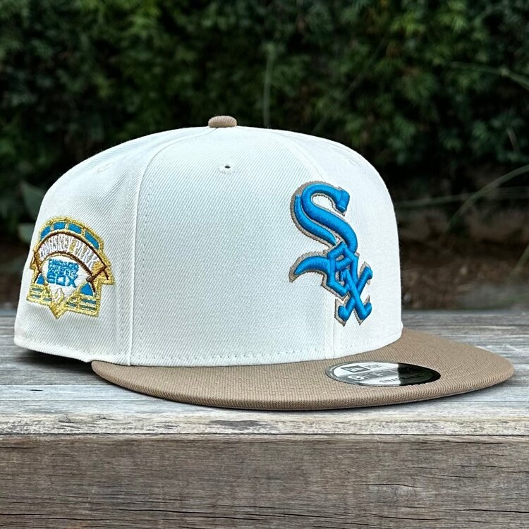 New Era White Sox Ivory/Khaki Comiskey Park 950 Snapback