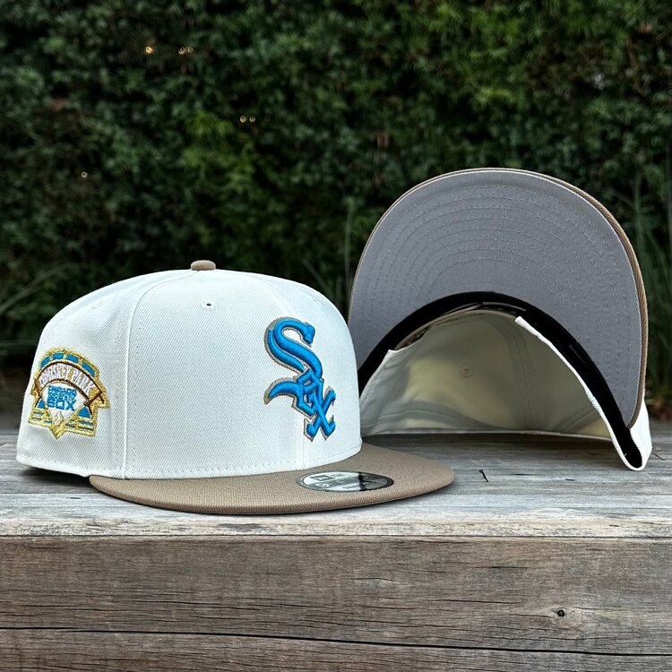 New Era White Sox Ivory/Khaki Comiskey Park 950 Snapback