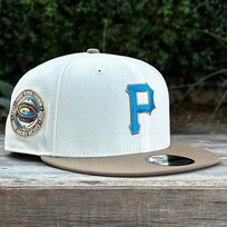 New Era Pirates Ivory/Khaki Three Golden Decades 950 Snapback