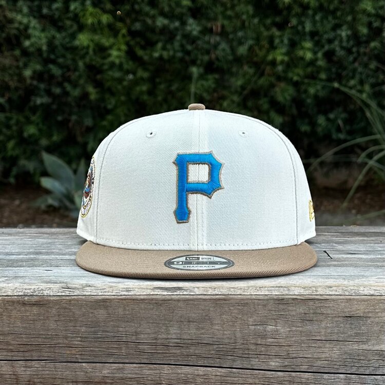 New Era Pirates Ivory/Khaki Three Golden Decades 950 Snapback