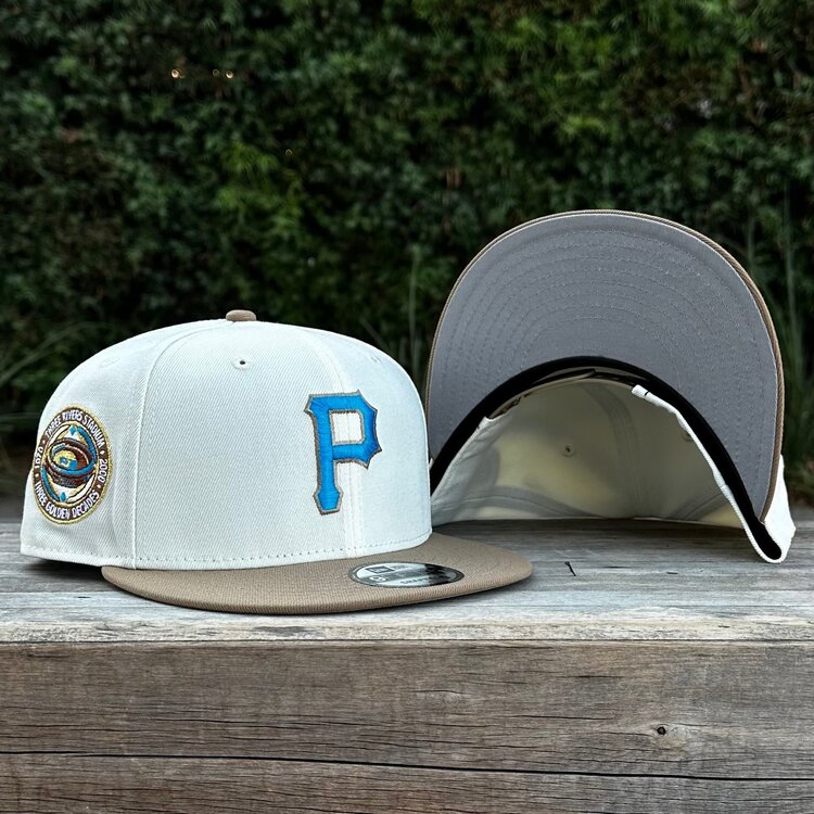 New Era Pirates Ivory/Khaki Three Golden Decades 950 Snapback