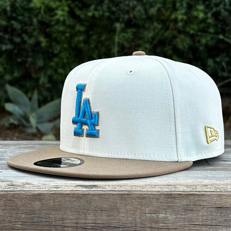 New Era LA Dodgers Ivory/Khaki 100 Years 950 Snapback