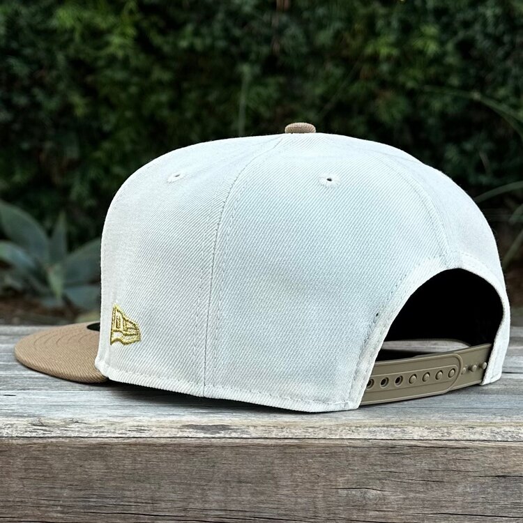 New Era LA Dodgers Ivory/Khaki 100 Years 950 Snapback