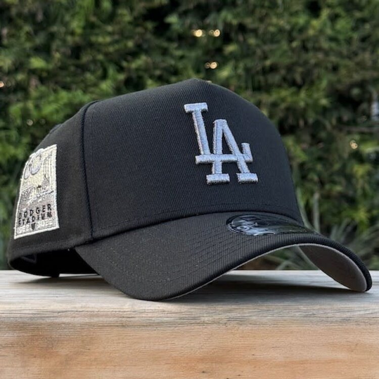 New Era LA Black Gray Metallic 60th Stadium Anniversary 940 A-Frame
