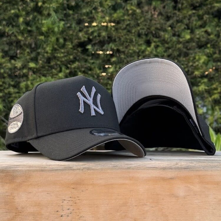 New Era NY Black Gray Metallic 50th Stadium Anniversary 940 A-Frame