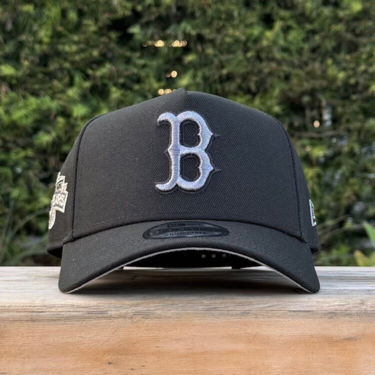 New Era Boston Black Gray Metallic 100th Stadium Anniversary 940 A-Frame