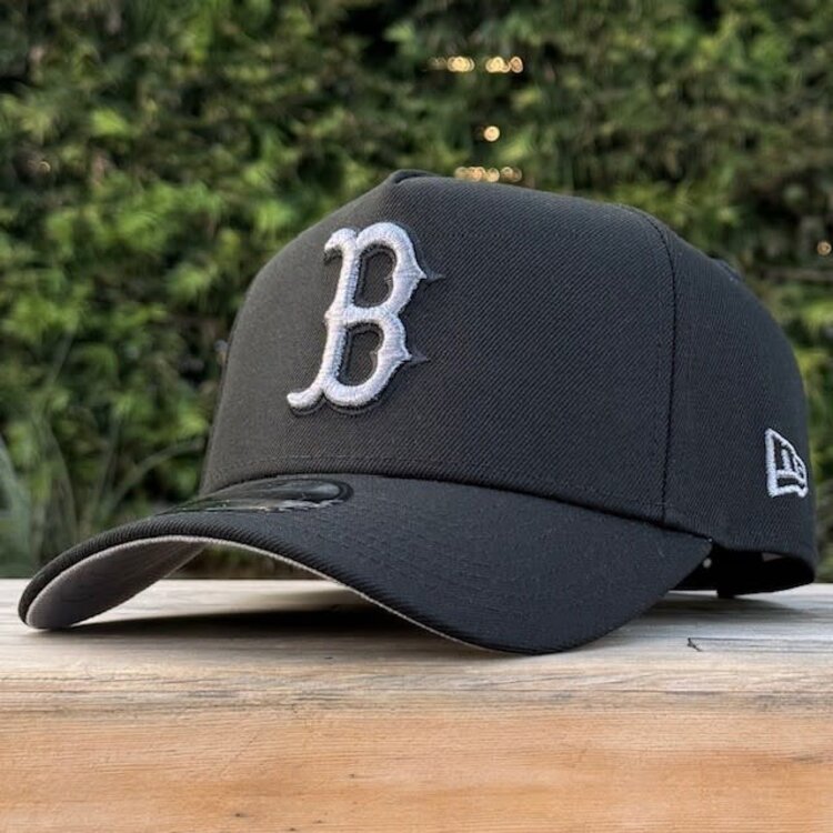 New Era Boston Black Gray Metallic 100th Stadium Anniversary 940 A-Frame